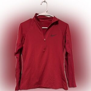 Nike fitted pullover. Red ladies small